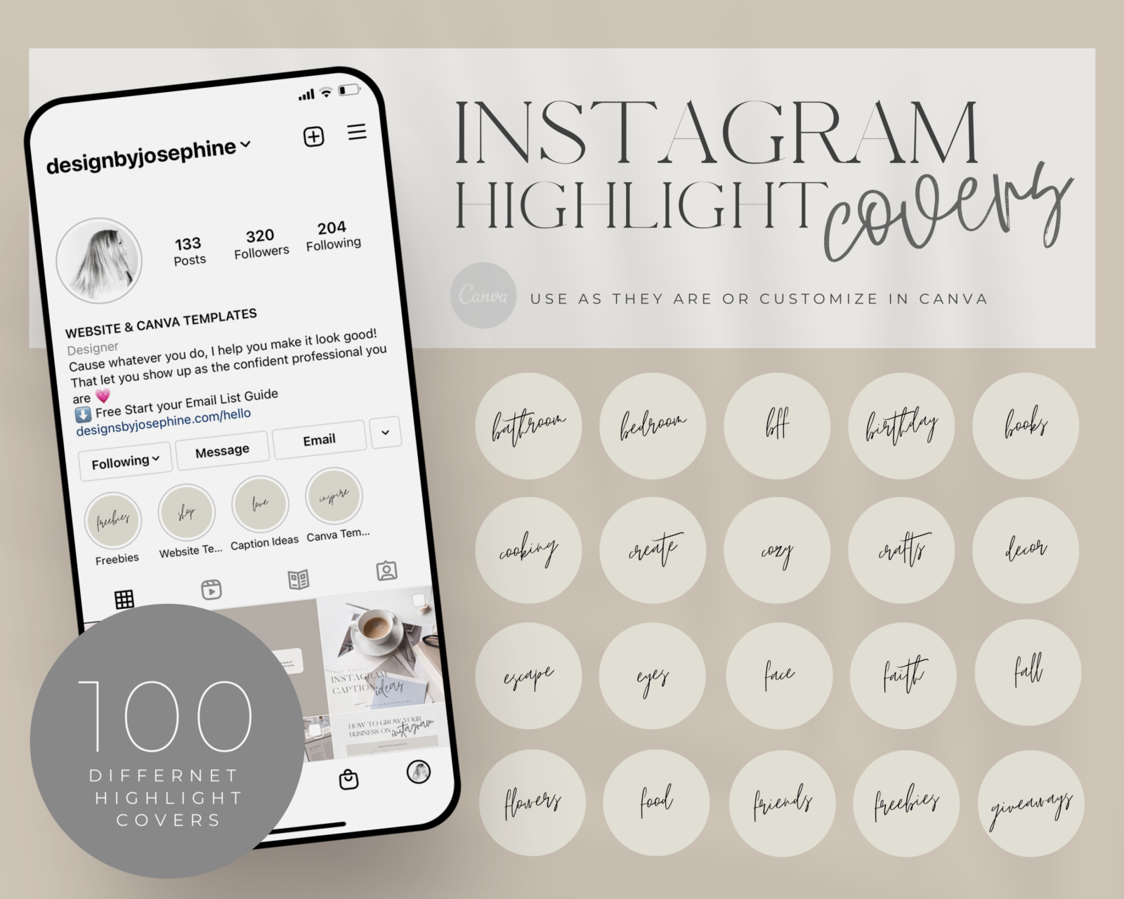 Do this to optimize your Instagram Bio — designsbyjosephine.com