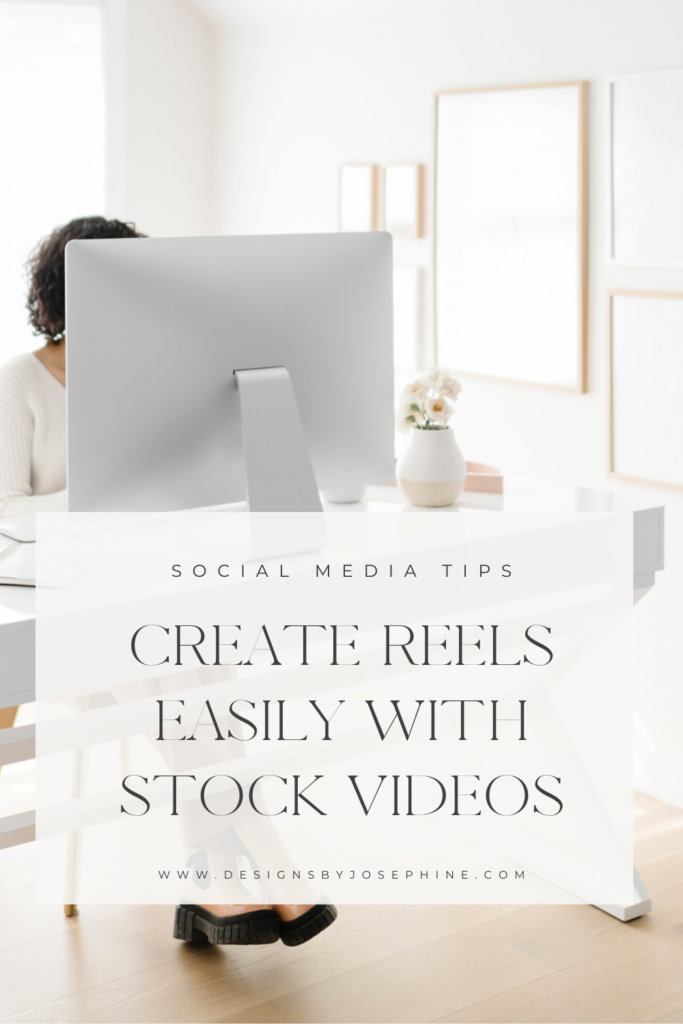 Use Stock videos for your Reels