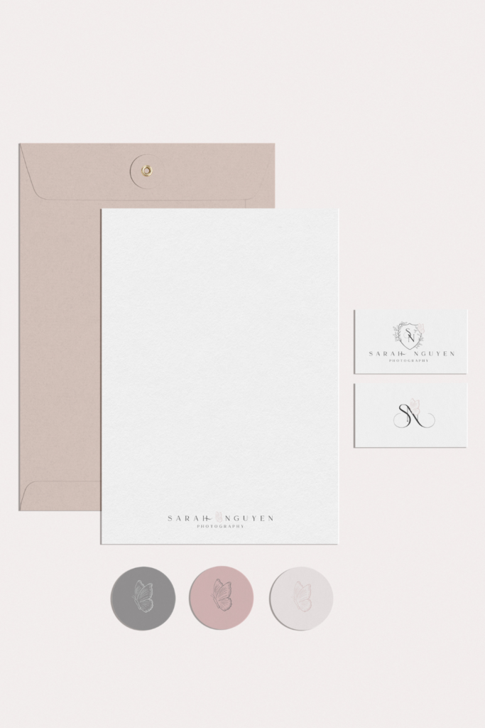 Elegant Stationary and Logo Suite for a Photographer