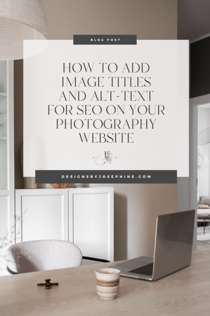 How to add Image Titles and Alt-Text for SEO on your Photography Website